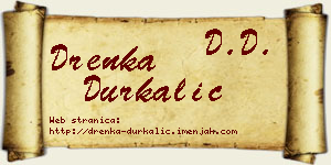 Drenka Durkalić vizit kartica